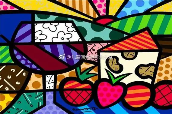 出生于巴西的当代著名艺术家罗密欧·布里托的艺术作品,欢乐温暖的