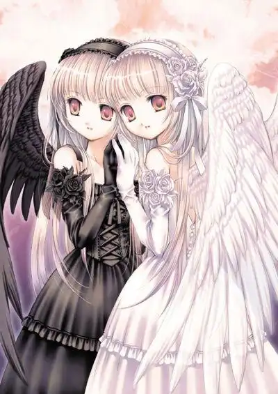 双生 图片评论 0条  收集   点赞  评论  唯美 双生 天使与恶魔 长发