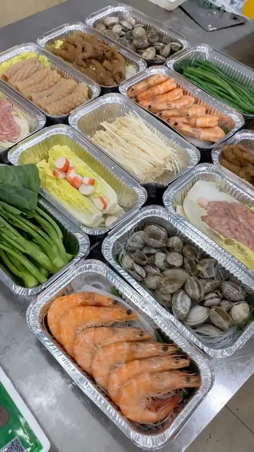 锡纸烧烤多种口味,菜品丰富