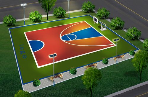 球场设计案例效果图 比赛场 体育场效果图 健身广场 大学操场