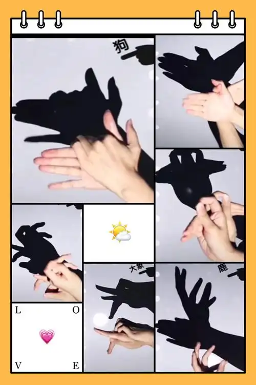 其它 手影变变变 写美篇  在幼儿园的时候,我们常常会玩手指魔法:一根