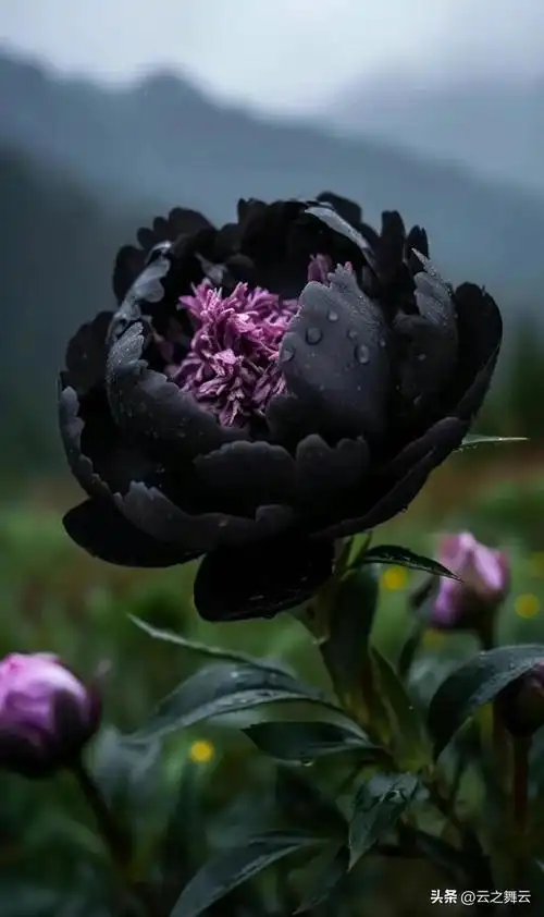 黑牡丹.看牡丹盛放才知国色天香!
