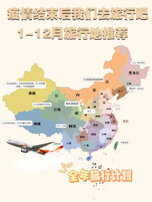 12旅行地推荐超全旅行地图