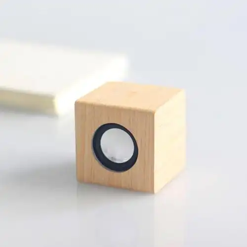 【下架】a-life最生活 迷你音箱(正方形)天然木质 简洁时尚 e-3105