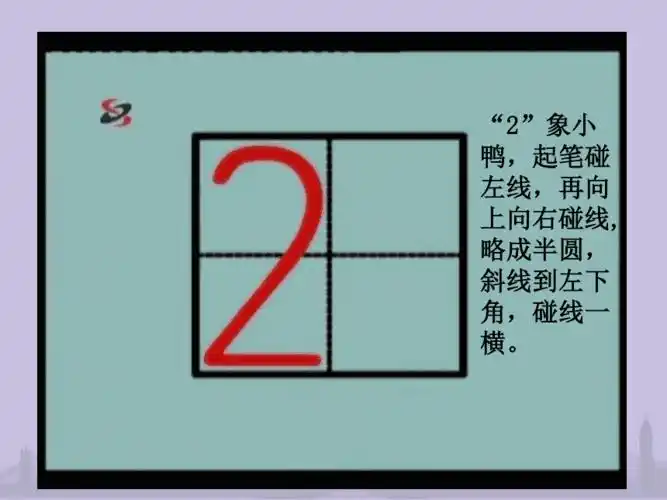 数字0的书写53408pptppt