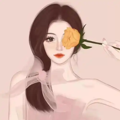 换一换你的微信头像啦温柔甜美的女生手绘头像唯美治愈