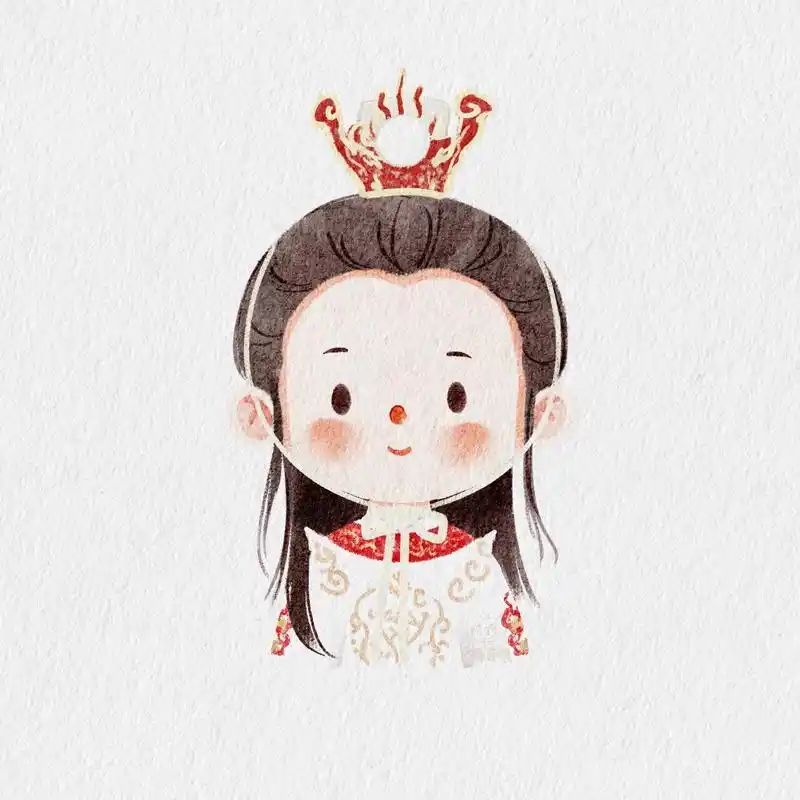 86西游记头像266 我又开始画西游记了 一直有人留言让我补个白龙马