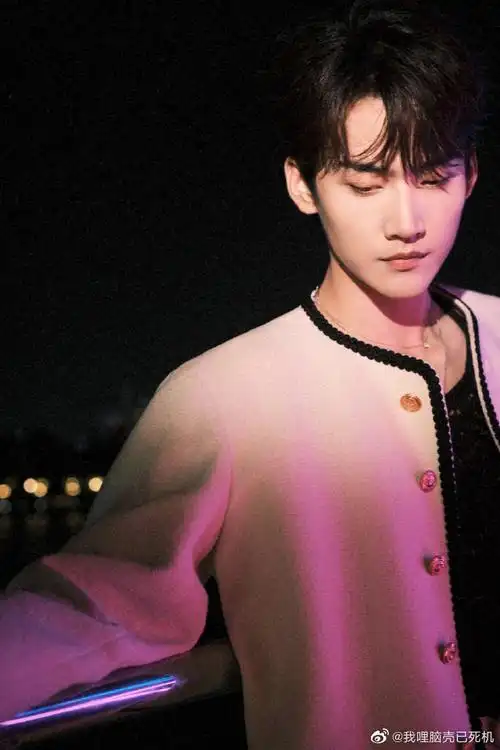 周柯宇小香风游轮夜景大片