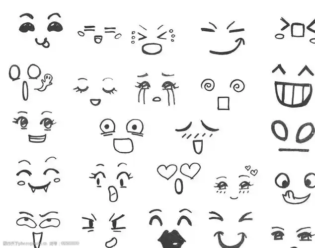 关键词:简单笔画表情 表情 笑 哭 简简单单 简笔表情 设计 人物图库