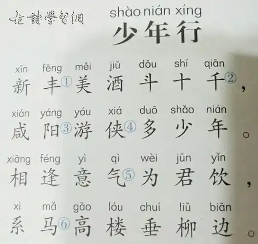 《少年行》王维唐诗注释翻译赏析 | 古诗学习网