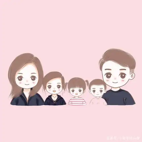 一家五口专用的个性头像,手绘头像设计,有你喜欢的吗?