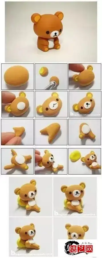 24款超萌粘土软陶小动物做法在家跟孩子一起做吧附教程