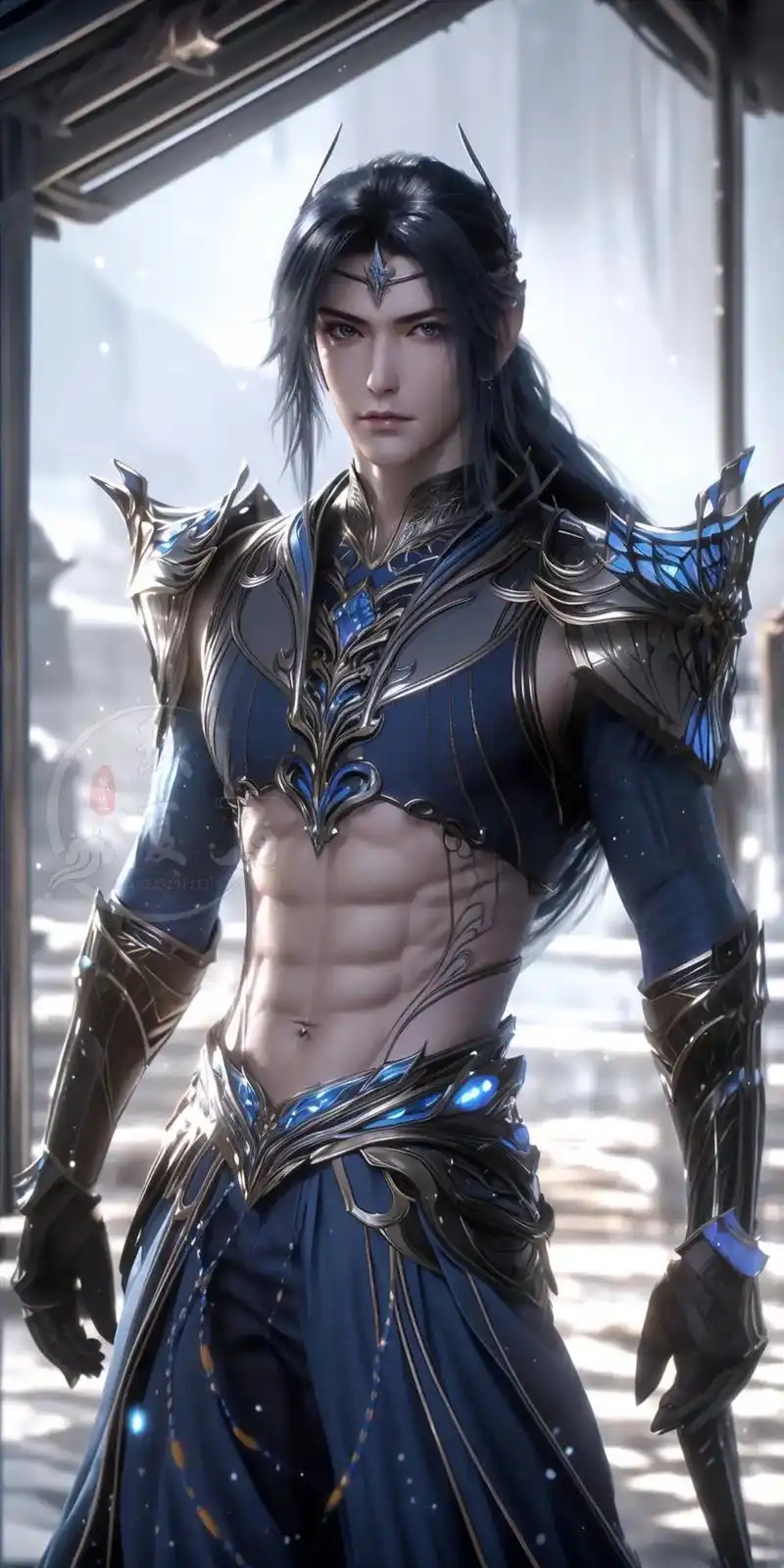 唐三 这 腹肌哪个女的见了不爱99#壁纸#唐三#斗罗大陆 - 抖音