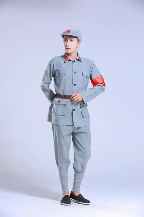 服装成人八路军演出服新四军军装影视红军老式军服民族服装