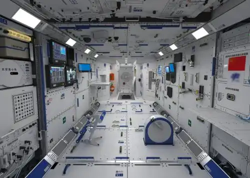 高细节天和号核心舱内部结构(中国天宫空间站)