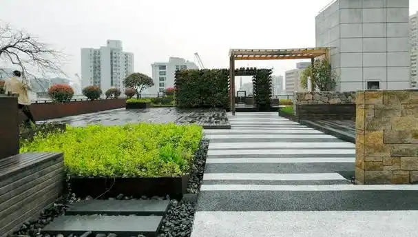 上海现代风屋顶花园景观设计——宁静雅致,静享时光悠然!