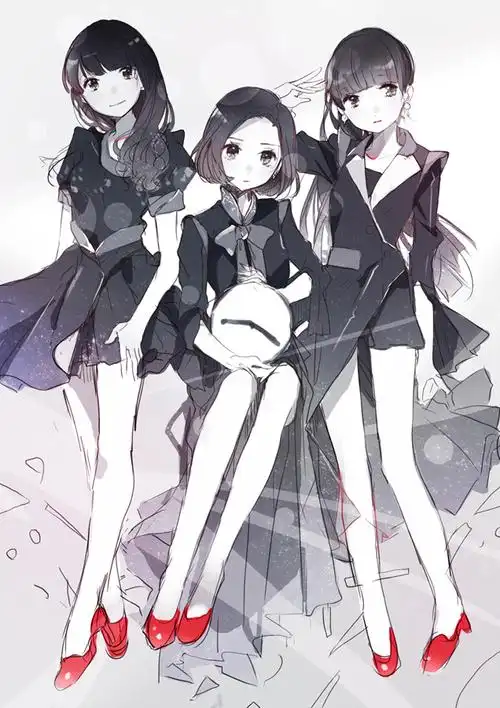 求三个人的动漫闺蜜头像(ω)