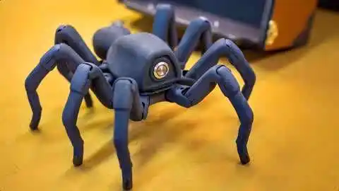 最科幻的仿生蜘蛛机器人,体积不大可用于军事侦察,太智能了