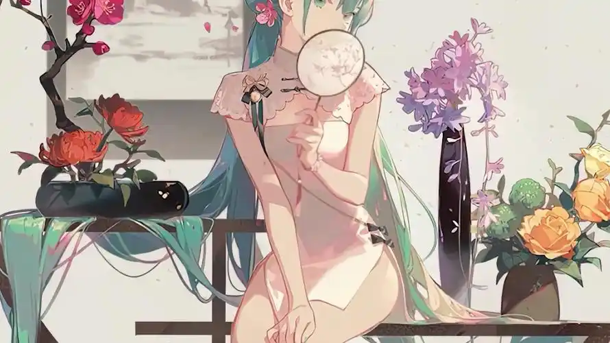 初音未来.古风(可作动态壁纸)