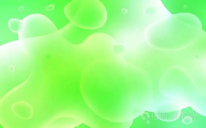 带有熔岩形状的浅绿色矢量背景