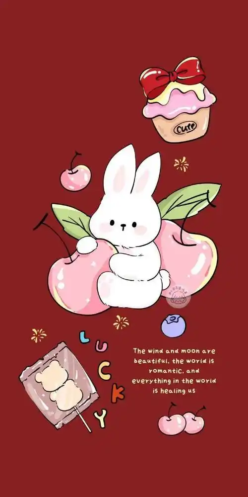 少女心卡通兔子壁纸小可爱们快看下去吧891589158915兔年