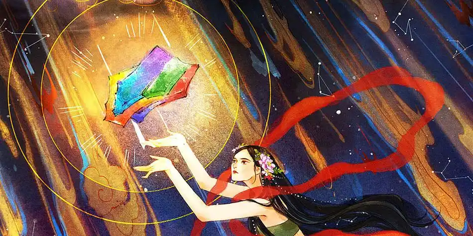 中国神话故事系列插画_小猪君-站酷zcool