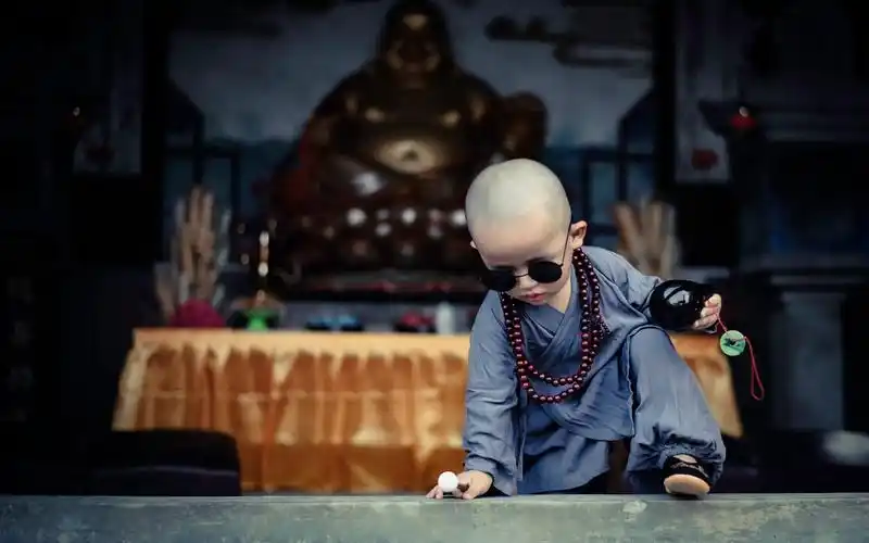 童趣,每一个小和尚都是不会念经的天使. - 修士