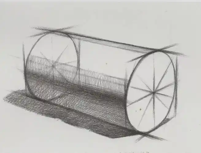 超强干货丨素描静物几何形体训练之【圆柱体】_步骤