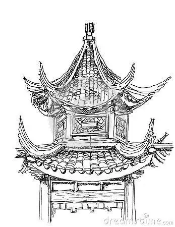 寺庙简笔画寺庙简笔画建筑类简笔画大全儿童建筑简笔画寺庙的简单画法