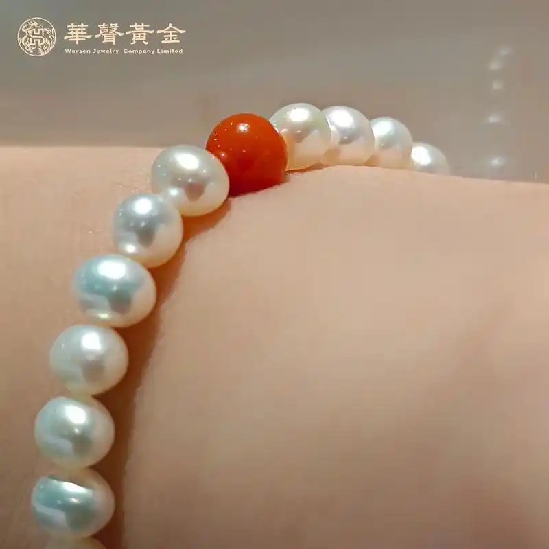 【淡水天然珍珠手链】珍珠不同于其他饰品 简单又#真挚,#浪漫 - 抖音