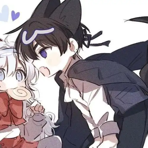 情侣头像那路是崎岖的灯却永远亮着