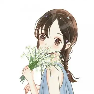 手绘女生头像唯美气质