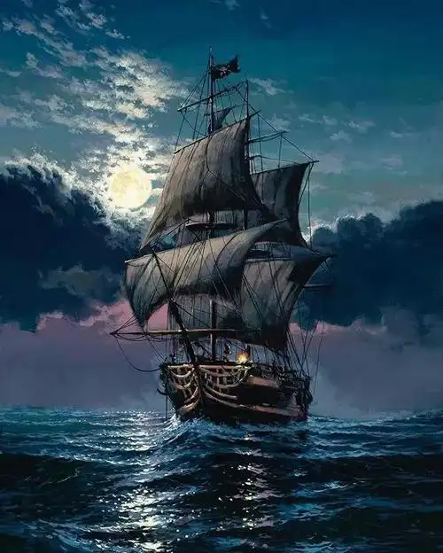 充满了冒险的味道神秘又好奇他笔下的海盗船小编最喜欢这世界级大片般