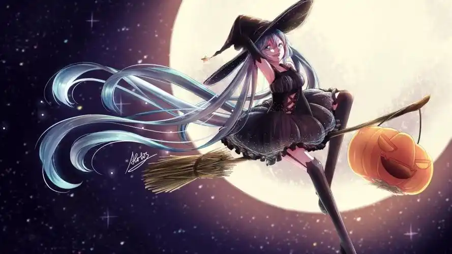 动漫性感妖娆迷人女巫,高清壁纸图片,动漫人物-回车桌面