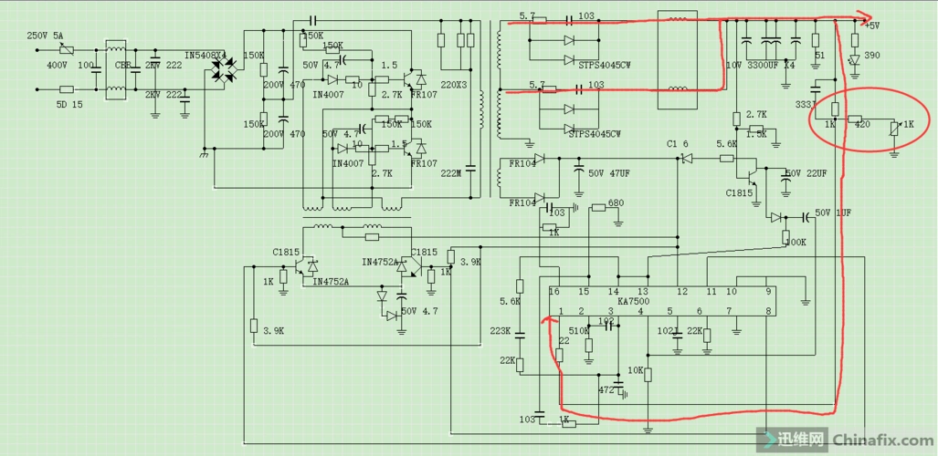 创联电源5vled开关电源