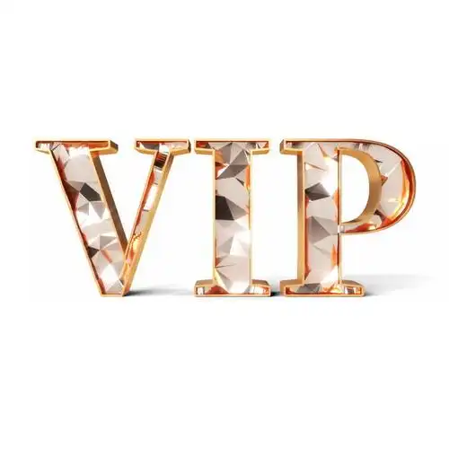 3d立体金色边框钻石c4d风格vip艺术字体1624643png图片免抠素材