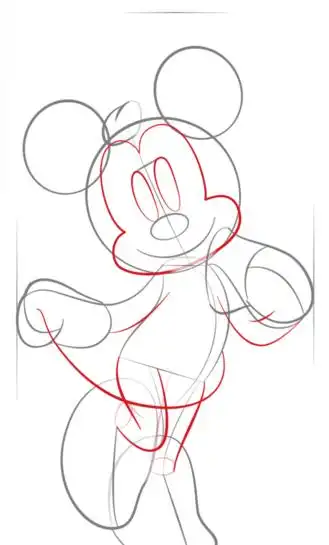 如何画米妮老鼠_简笔画教程_简笔画大全