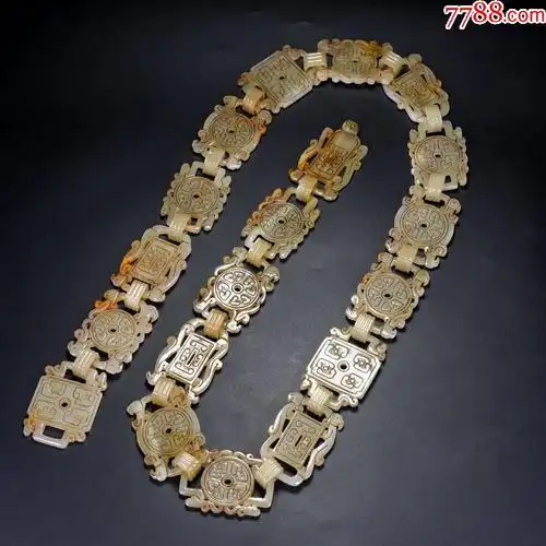 极品和田玉玉腰带a101s38f