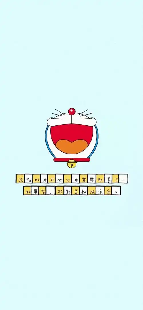 哆啦a梦的壁纸(超多哆啦a梦文字控朋友圈背景图)