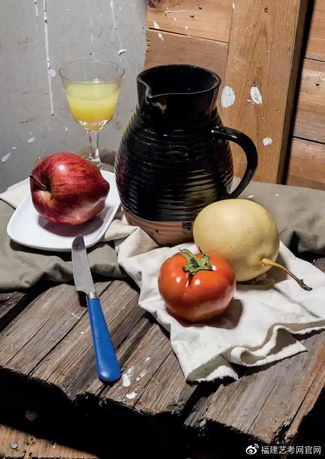 每日小课堂素描静物照片对画1