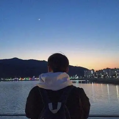 帅气男神背影头像男生头像图片