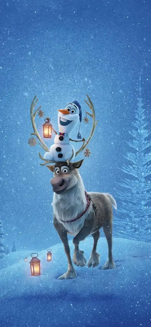 冰雪奇缘:雪宝的冰雪大冒险(2017),高清图片,手机壁纸