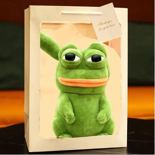 搞怪丑萌孤寡绿青蛙呆萌悲伤大眼睛生日礼物玩偶公仔皮卡丘蛙闺蜜