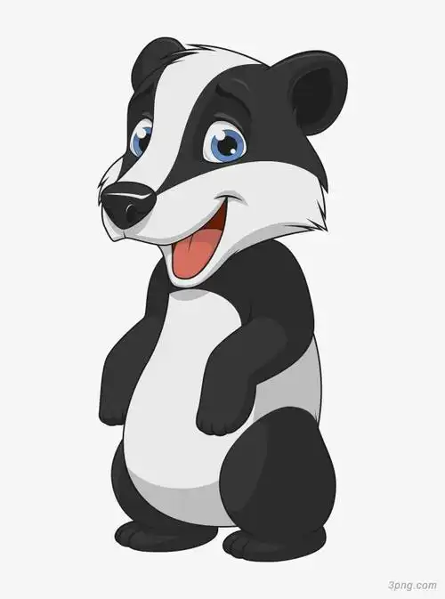 标签:狗獾狗獾手绘卡通动物可爱动画动漫