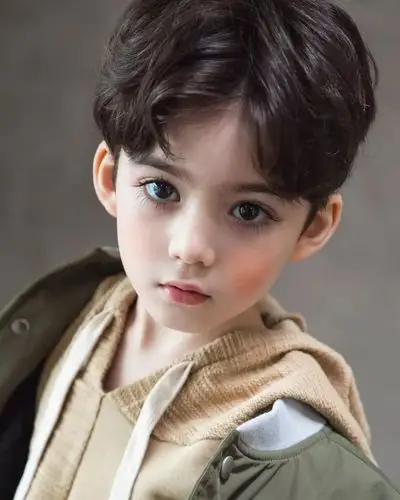 6岁激萌混血正太 高颜值让老阿姨们大呼超可爱!