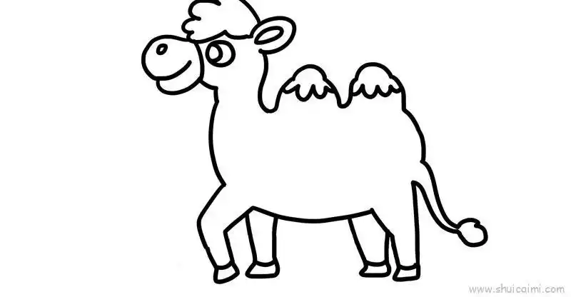 骆驼儿童画怎么画骆驼简笔画图片大全