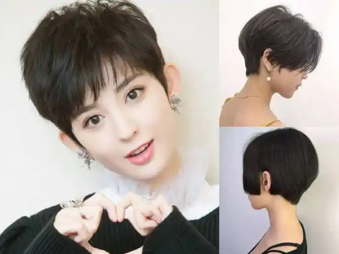 头发_短发_女生