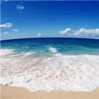 唯美风景头像图片,唯美海边沙滩风景,在阳光的照射下更迷人