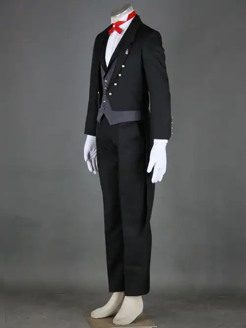cosplay动漫服装批发 黑执事-塞巴斯执事装2代-e64