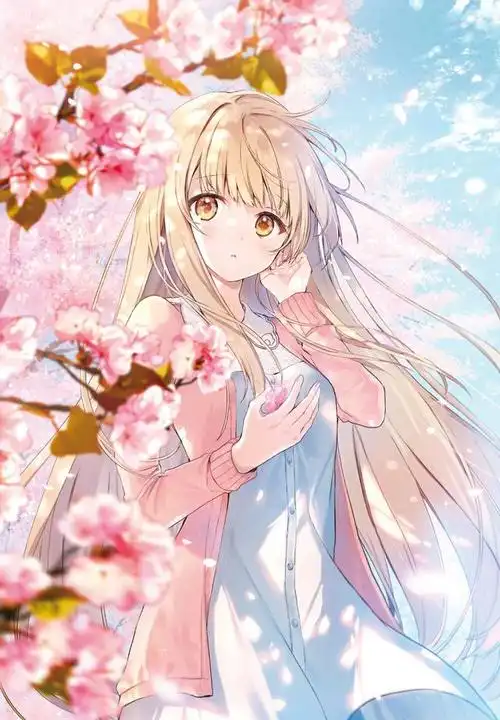 桜の花|二次元里的唯美樱花少女图集